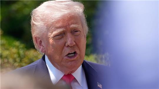 US-Präsident Trump sieht die USA in einer starken Verhandlungsposition. (Archivbild)