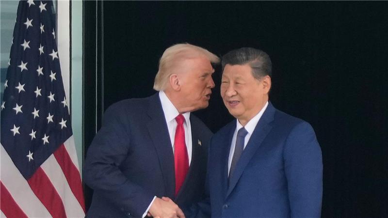 US-Präsident Trump und Chinas Staatschef Xi hatten sich vor Monaten in Südkorea getroffen. (Archivbild) 