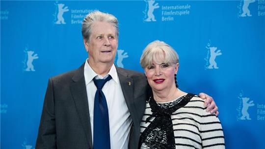 US-Sänger Brian Wilson und seine Frau und Managerin Melinda Ledbetter 2015 auf der Berlinale in Berlin.