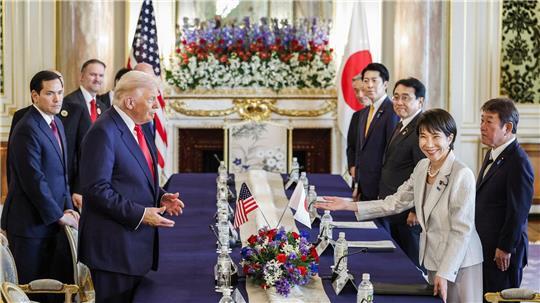 Gegengewicht zu China: Japan und USA stärken Allianz USA und Japan stärken ihr Bündnis.