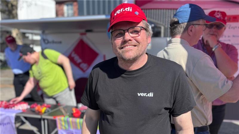 Udo Oellrich von Verdi beschäftigt sich besonders mit dem Thema Teilzeit.