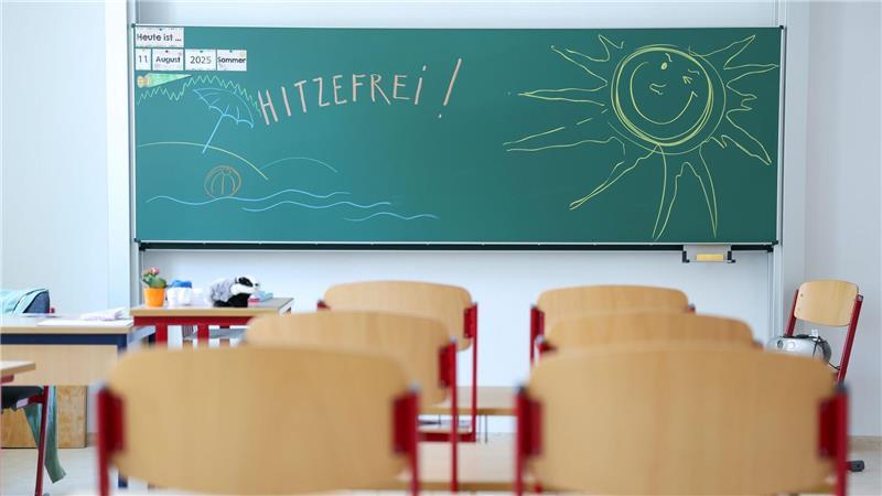 Über Hitzefrei entscheiden die jeweiligen Schulleitungen (Symbolbild).