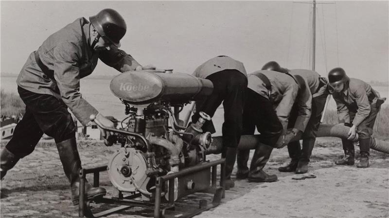 Übung in den 1950er Jahren.