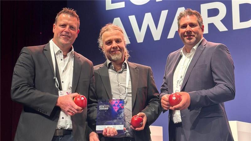 Altländer Aldiamo-Apfel gewinnt wichtigen Preis Ulrich Buchterkirch, Matthias Schmoldt und Maik Stölken gehören zu den Gründern der Züchtungsinitiative Niederelbe - kurz ZIN (von links).