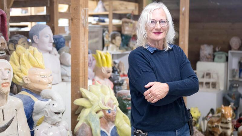 Ulrike Möhle-Wieneke, Leiterin der Jugendwerkstatt der Bildhauerwerkstatt in der JVA Bremen.