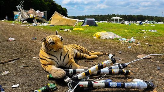 Um die Festival-Besucher zum Müllsammeln zu animieren, haben sich die Organisatoren auch in diesem Jahr wieder ein Konzept überlegt.