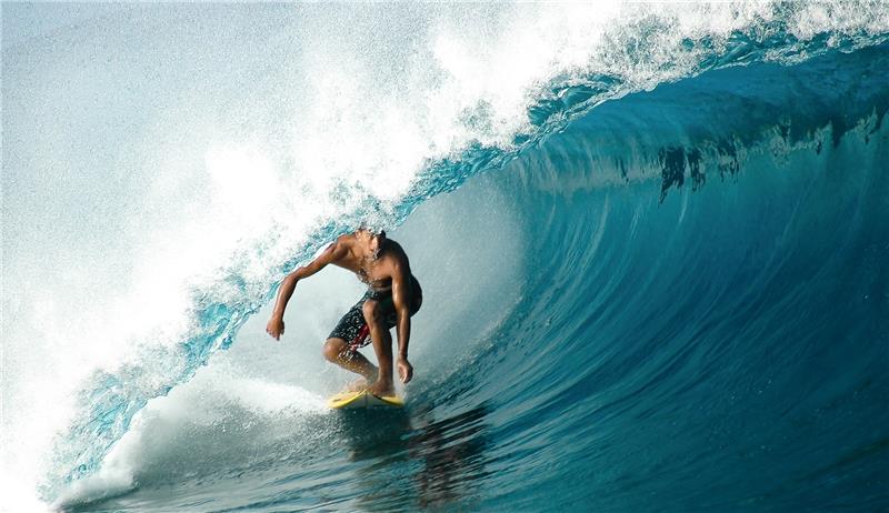 Um die perfekte Welle und andere Sehnsuchtsthemen geht es im Magazin „Waves & Woods“. Foto Lars Jacobsen