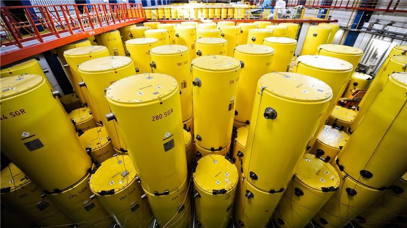Grünes Licht für Serie von Atommülltransporten in NRW Um diesen Atommüll geht es. Er soll von Jülich ins 170 Kilometer entfernte Ahaus transportiert werden. (Archivbild)