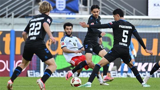 Umkämpftes Spiel mit knappem Sieger: Paderborn bezwingt den HSV.