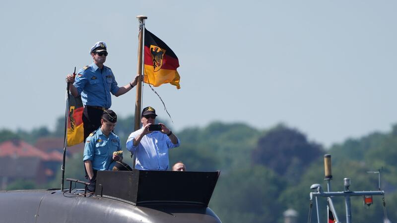 Und ging auch an Bord eines U-Bootes.