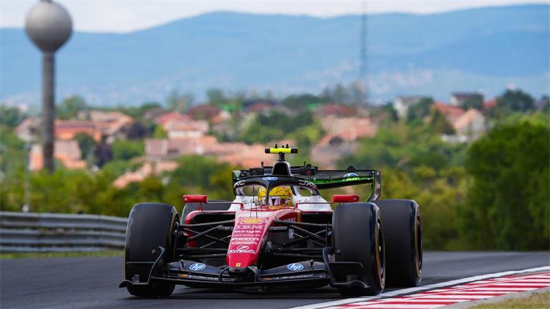 Ungarn liegt Rekordweltmeister Lewis Hamilton einfach.