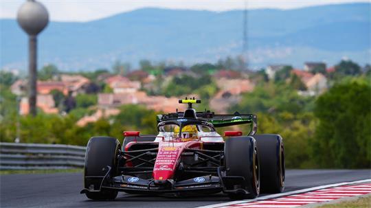 Ungarn liegt Rekordweltmeister Lewis Hamilton einfach.