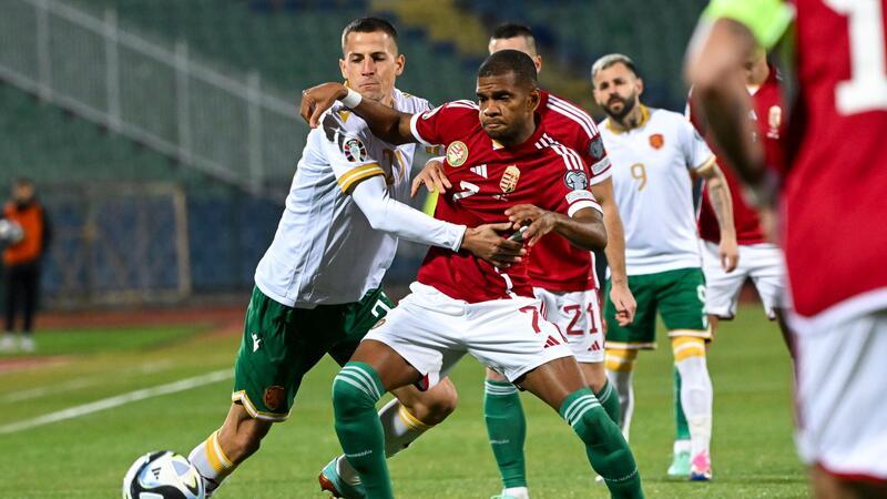 Österreich siegt vor Test gegen DFB-Elf - Ungarn löst Ticket Ungarn (rote Trikots) löste durch ein 2:2 in Bulgarien das EM-Ticket.
