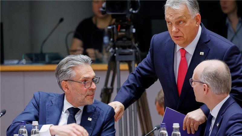 Ungarns Regierungschef Orban unterstützt zum Unmut der EU-Partner die Politik von US-Präsident Trump. (Archivbild)