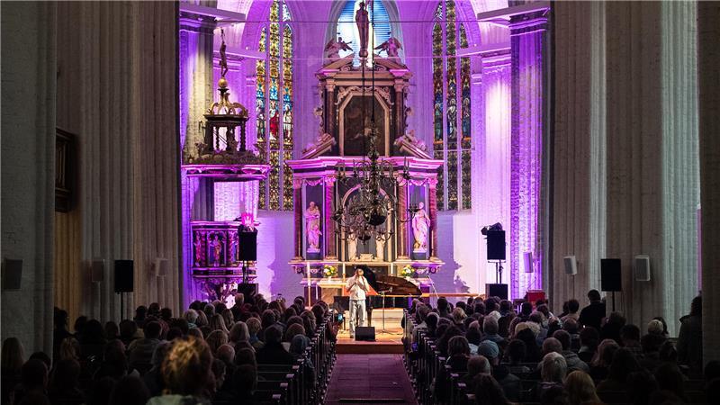 Ungewöhnliche Locations: Auch die St.-Cosmae-Kirche wird beim Hanse Song Festival 2026 wieder zur Bühne.