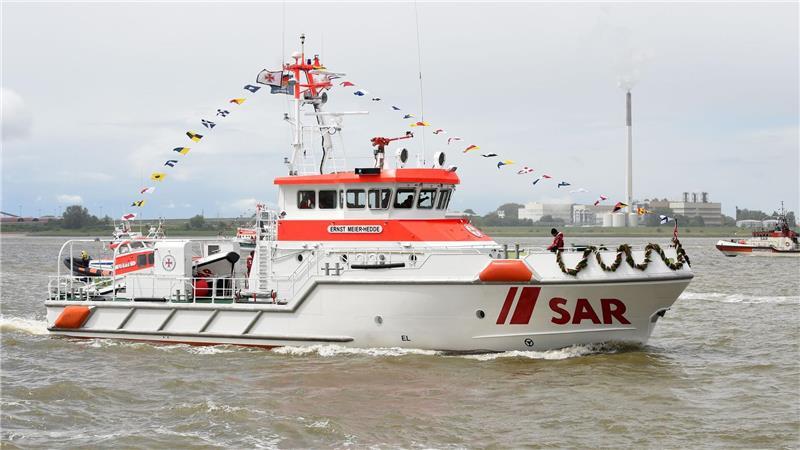 Unter Mithilfe des Seenotrettungskreuzers „Ernst Meier-Hedde“ sind vier Segler aus dem Wattenmeer vor der Halbinsel Eiderstedt gerettet worden. (Archivbild)