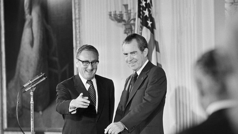 Henry Kissinger ist tot - Würdigungen aus aller Welt Unter Richard Nixon wurde Henry Kissinger Außenminister.