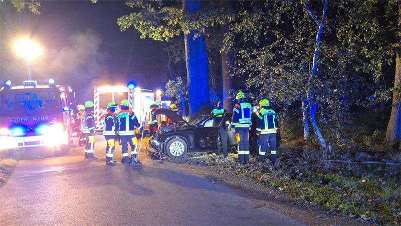 Unter anderem waren die Feuerwehren Ahausen und Rotenburg vor Ort im Einsatz.
