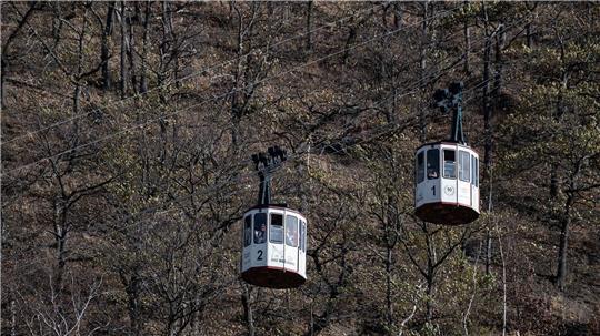 Unter der Burgberg-Seilbahn ist ein Feuer ausgebrochen. (Archivbild)