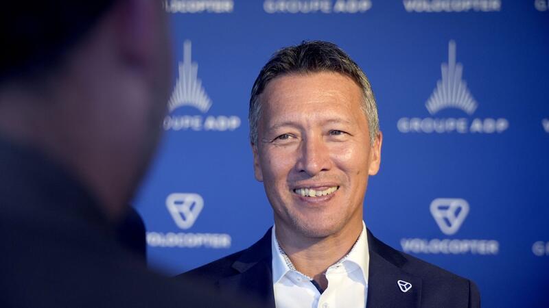 Volocopter hebt zu Olympia ab - noch keine Passagierflüge Unternehmenschef Dirk Hoke spricht von einem Meilenstein.