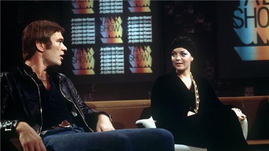 Unvergessen: Romy Schneider und Burkhard Driest am 30. Oktober 1974 in der WDR-Talkshow „Je später der Abend“. (Archivbild)