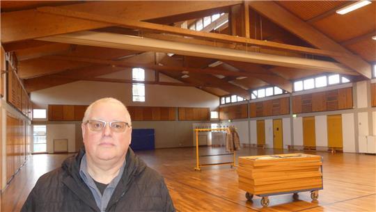Uwe Kowald in der Eulsete-Halle in Himmelpforten. Er hat die Aktion „Fair geht vor!“ 2011 ins Leben gerufen.