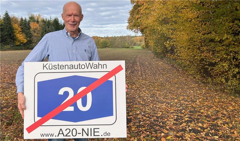 Uwe Schmidt ist Sprecher des Koordinierungskreises, in dem sich mehrere Initiativen in der Region gegen den Bau der A20 engagieren.