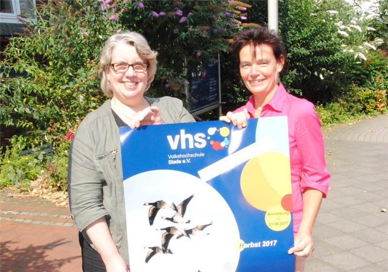 VHS-Leiterin Katja Buse (rechts) und Vize-Chefin Susanne Meyer. Fotos: Stief/ VHS