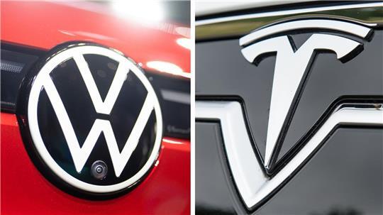 VW verdoppelt E-Auto-Auslieferungen, Tesla halbiert sie.