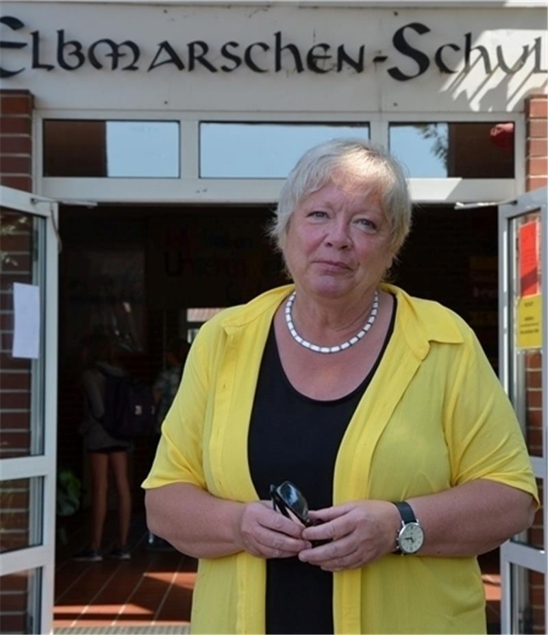 Verabschiedet sich von ihrer Elbmarschen-Schule und geht in den Ruhestand: Doris Löhrer-Vogt. Foto von Allwörden