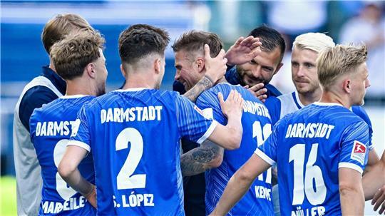 Verabschiedete sich mit einem Sieg von Darmstadt 98: Tobias Kempe.