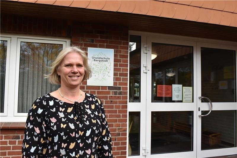 Verantwortung in vorderster Reihe trägt Silke nicht erst, seitdem sie die Leitung der Grundschule in Bargstedt übernommen hat. Foto Weselmann