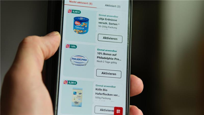 Wocheneinkauf per Klick - Lieferungen immer beliebter Verbraucher können ihre Einkäufe in den Apps der Anbieter zusammenstellen.