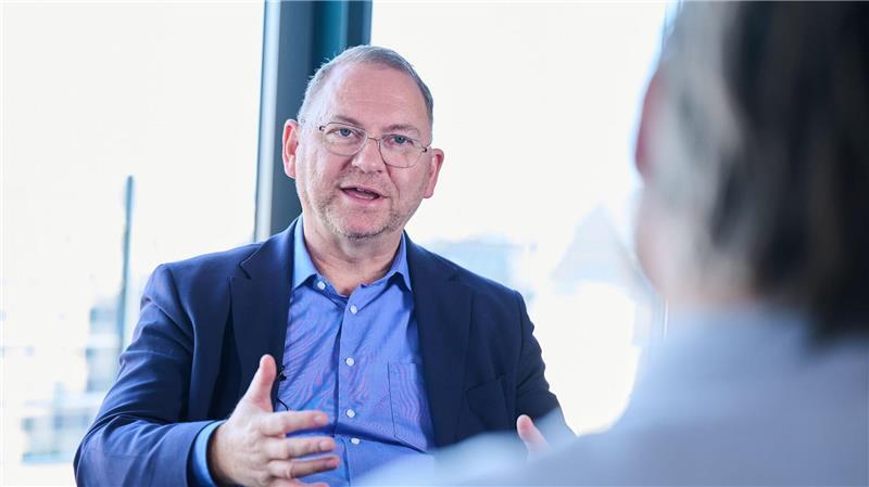 Verdi-Chef Frank Werneke: „Es ist da eine sehr kämpferische Stimmung.“