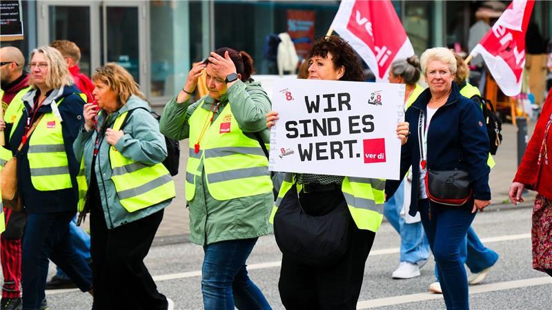 Verdi bestreikt den Einzelhandel erneut.