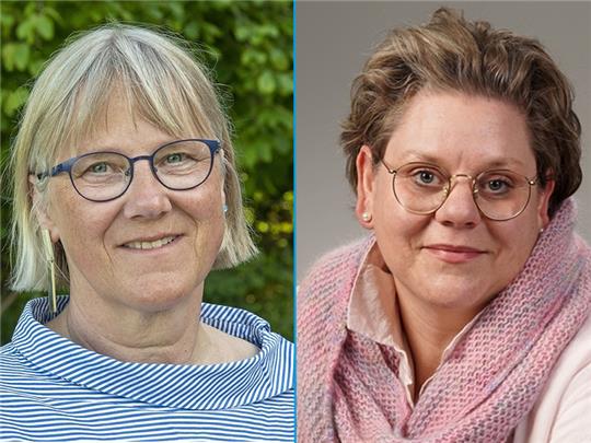 Verena Wein-Wilke und Britta Sanders