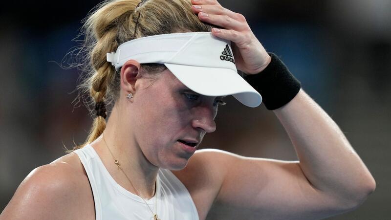 Tennis-Star Kerber verliert erstes Match nach Babypause Verlor ihr erstes Match nach der Babypause: Angelique Kerber.