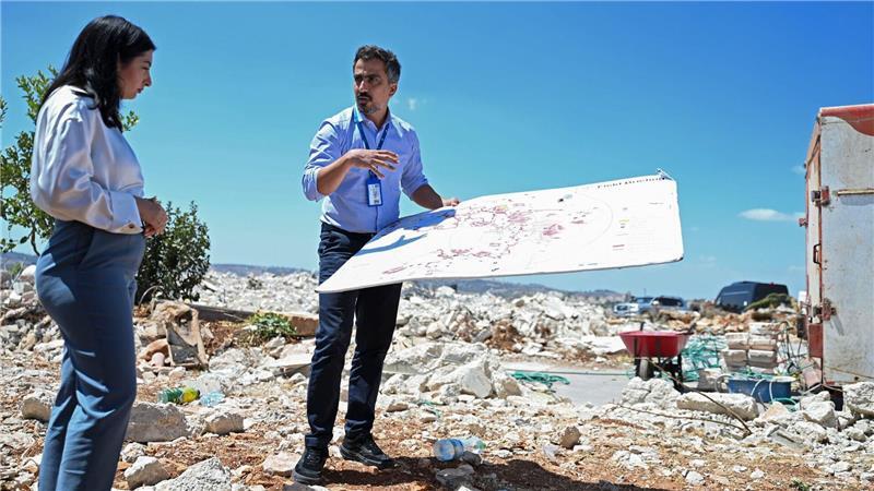 Vertreter der Vereinten Nationen erklärten der Ministerin, in welchen Gebieten die Regierung von Präsident Mahmud Abbas Entscheidungsgewalt hat und wo einzig die israelische Besatzungsverwaltung entscheidet. (Archivfoto)