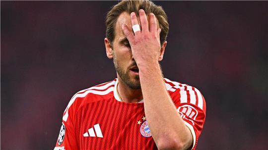 Verzweifelte gegen die PSG-Abwehr: Bayern-Stürmer Harry Kane.