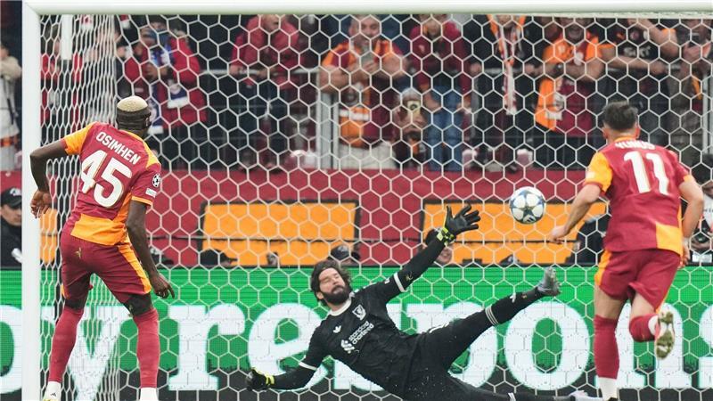 Dreierpack Mbappé: Real gewinnt klar in Kasachstan Victor Osimhen sorgte für die Führung von Galatasaray gegen Liverpool.