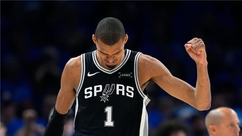 Kein NBA-Finale für Hartenstein: Thunder scheitern an Spurs Victor Wembanyama war im entscheidenden Spiel gegen die Thunder San Antonios Topscorer.