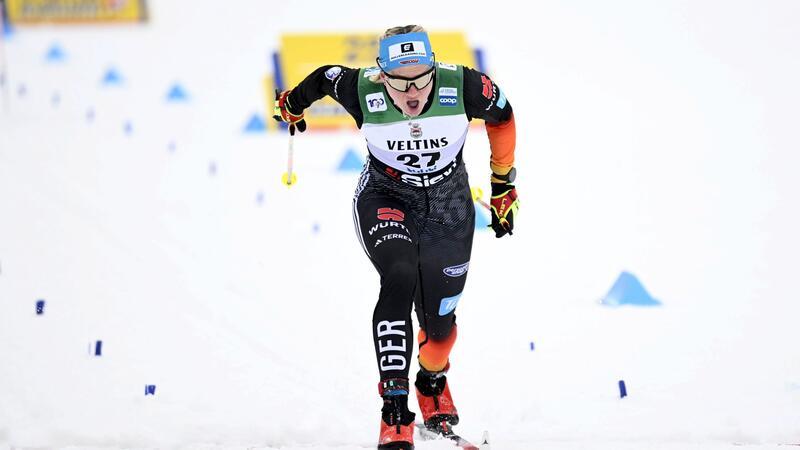 Victoria Carl lief in Lahti auf den zweiten Platz.