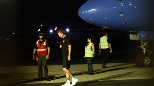 Viel Arbeit, wenig Zeit: Julian Nagelsmann bei der Rückkehr nach Winston-Salem.