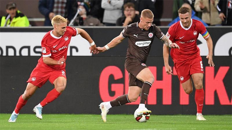 Viel Tempo, viel Unterhaltung: der FC St. Pauli und der VfL Wolfsburg boten einiges. 