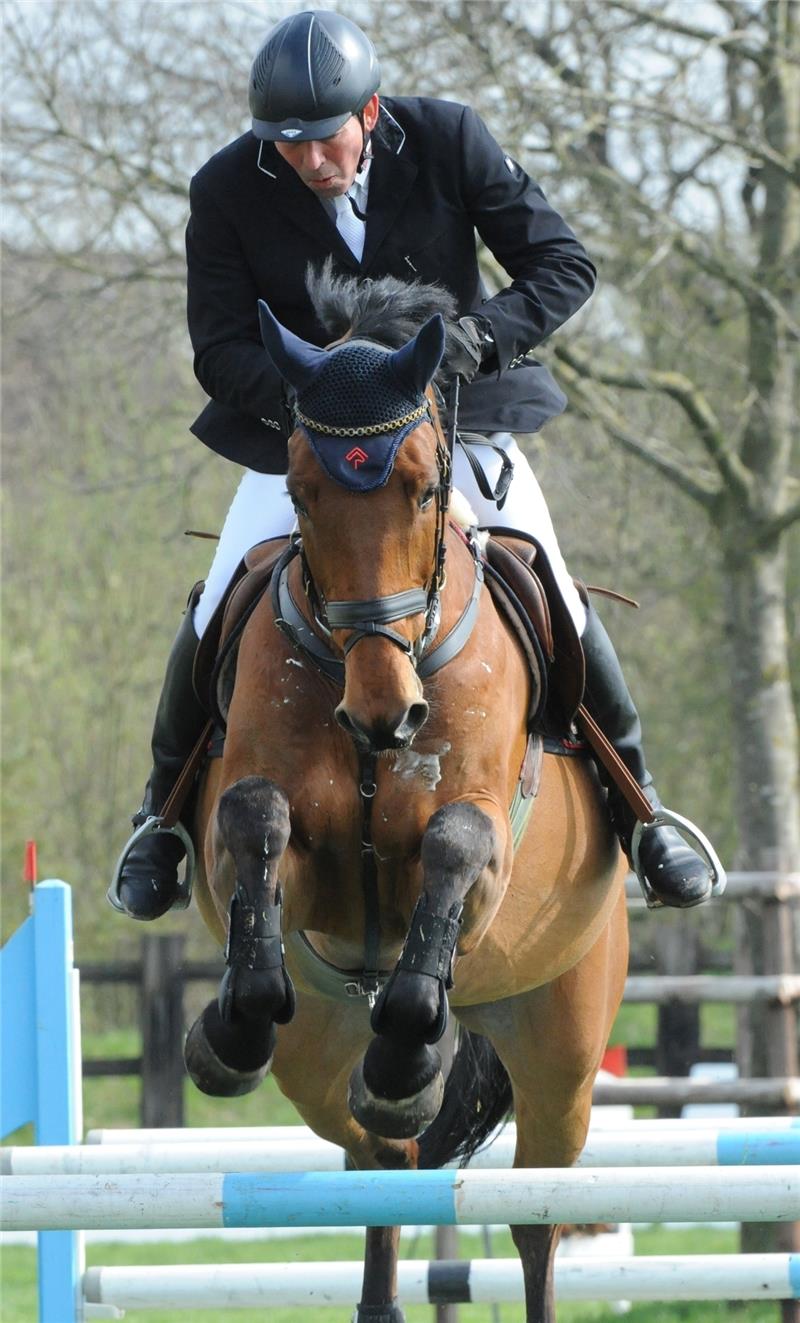 Viel zu tun hatte Gastgeber Jörg Peper mit Organisation und Reiten an den Turniertagen. Fotos Kordländer