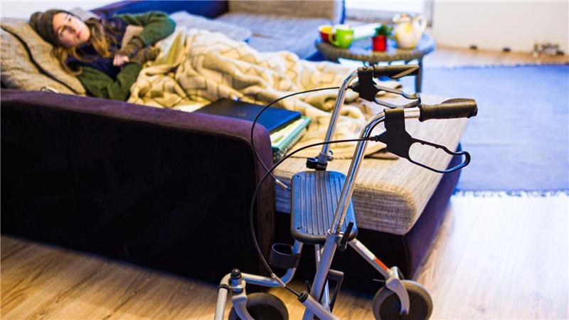 Viele Betroffene von ME/CFS sind dauerhaft arbeitsunfähig oder sogar bettlägerig.