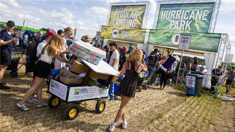 Hurricane-Festival beginnt - Was Besucher erwartet Viele Musikfans zelten beim Hurricane Festival.