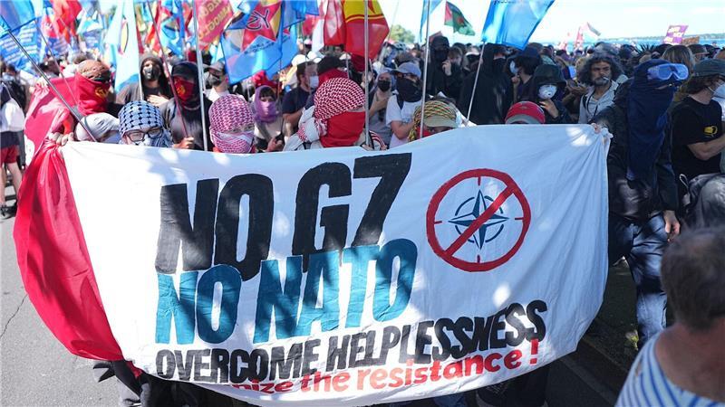 Viele fordern mehr Unterstützung für Palästinenser beim Protestmarsch in Genf.
