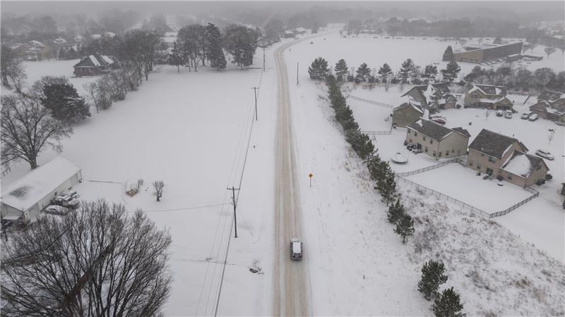 Vielerorts gab es in den USA massive Schneefälle. 