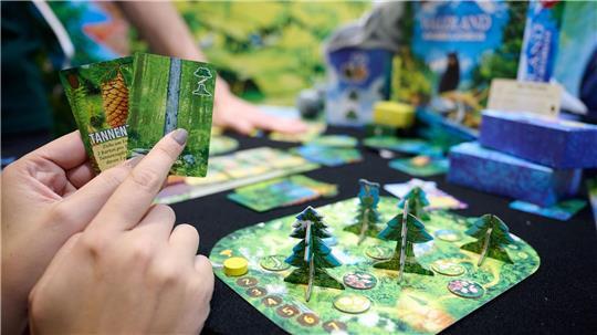 Vier Tage lang kann das internationale Publikum die präsentierten Spiele auch testen  